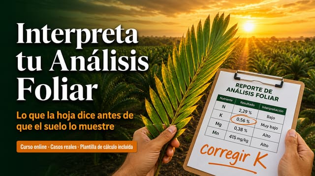 Portada del curso Interpreta tu Análisis Foliar